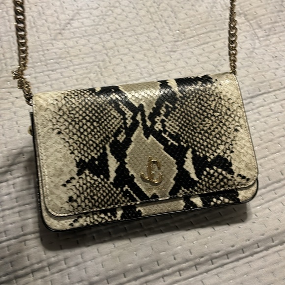 Jimmy Choo snakeskin print bag. Mint condition. Comes with box and dust bag. - Picture 2 of 4